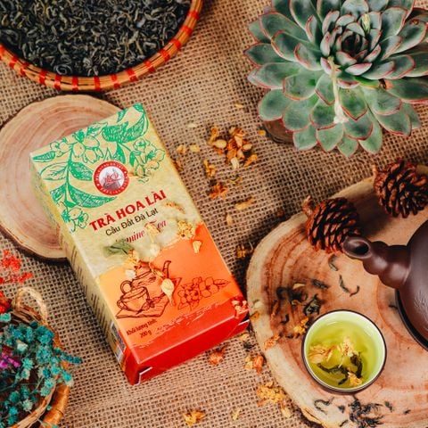  Trà hoa lài hộp (250gr)Jasmine tea 