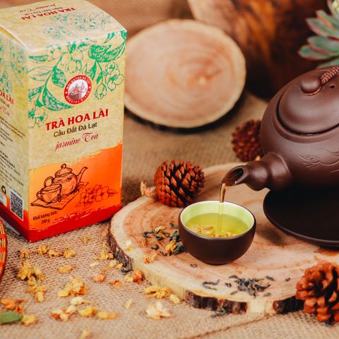  Trà hoa lài hộp (250gr)Jasmine tea 