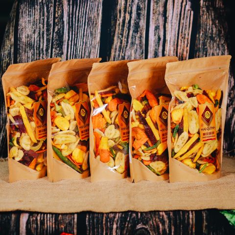  Rau củ quả sấy 500gr -Dried fruit vegetable(500gr) 
