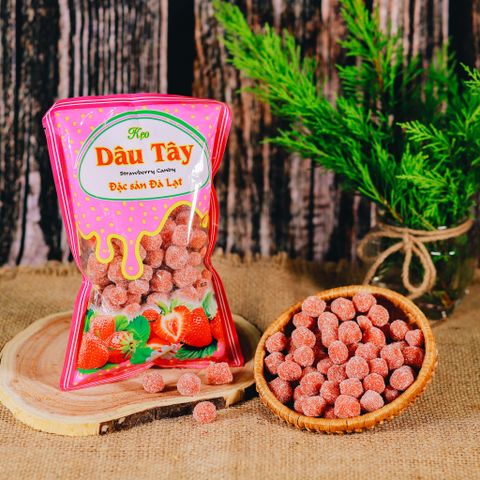  kẹo dâu tây ( bọc ) 