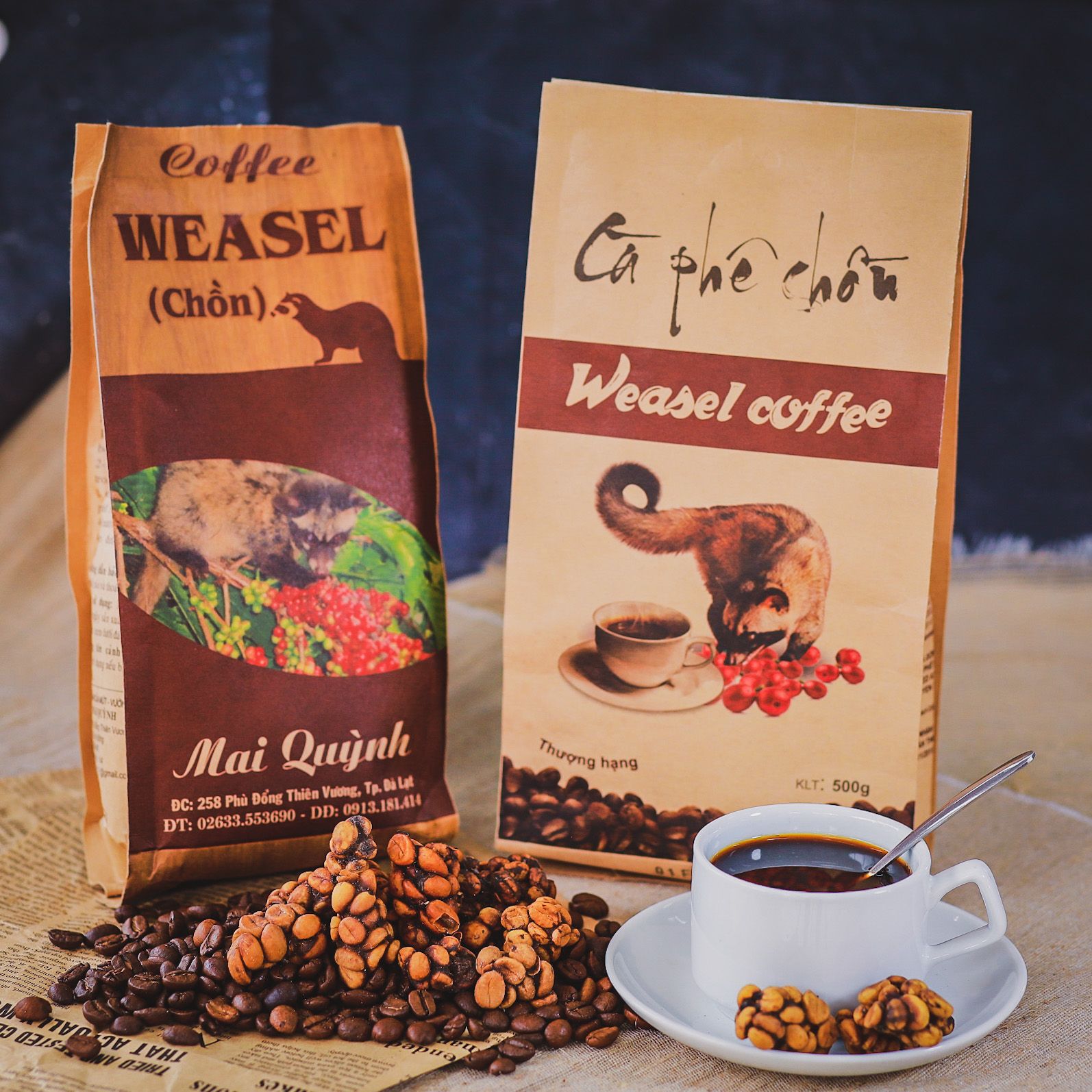 ca phe chon-weasel coffee – Đặc Sản Mai Quỳnh Đà Lạt ca phe chon-weasel coffee – Đặc Sản Mai Quỳnh Đà Lạt