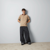  Cotton piquet polo with Web collar ( polo Gucci ) 