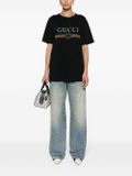  Oversize washed T-shirt with Gucci logo ( áo thun Gucci ) 