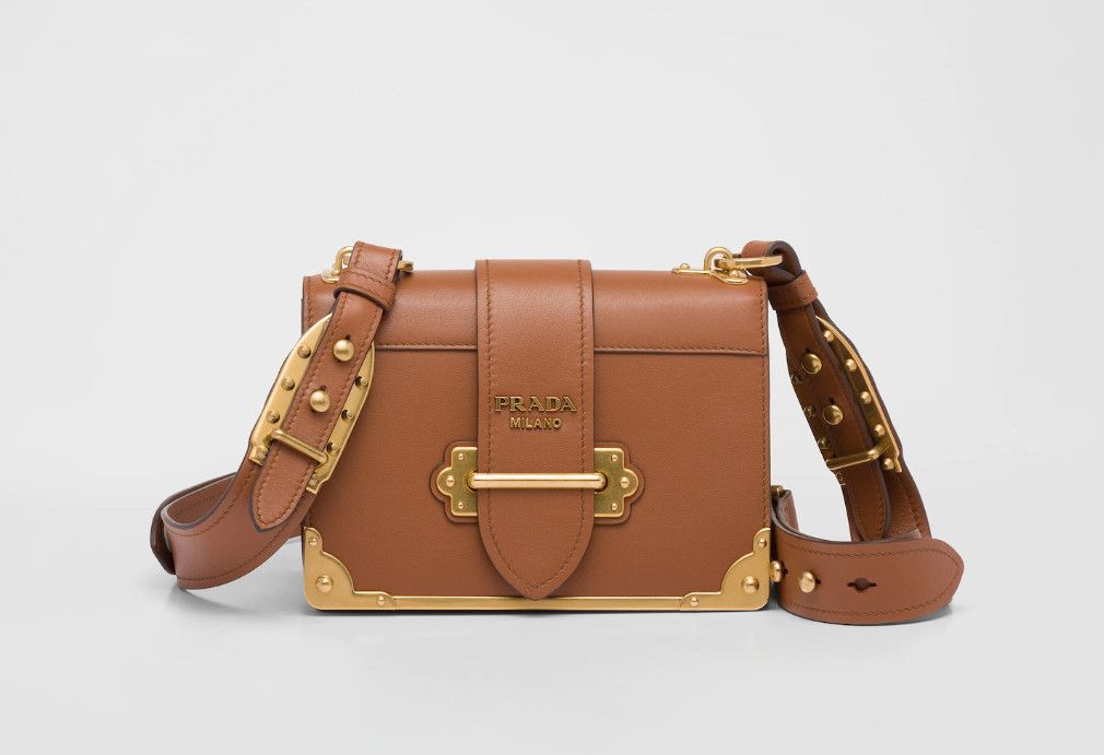  Prada Cahier Leather Bag 