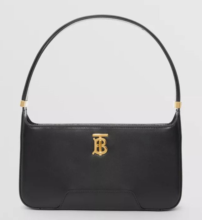  Leather TB Shoulder Bag 
