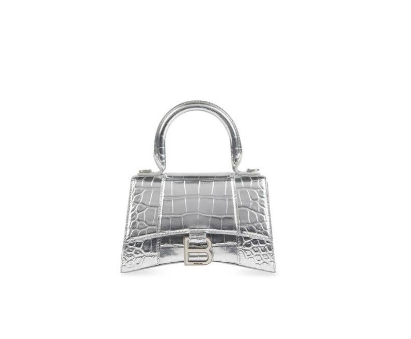  Hourglass XS Handbag Crocodile Embossed 