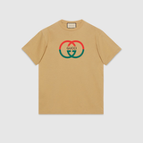  Cotton jersey printed T-shirt ( áo thun Gucci ) 