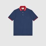  Cotton piquet polo with Interlocking G ( polo Gucci ) 