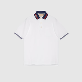  Cotton piquet polo with Interlocking G ( polo Gucci ) 