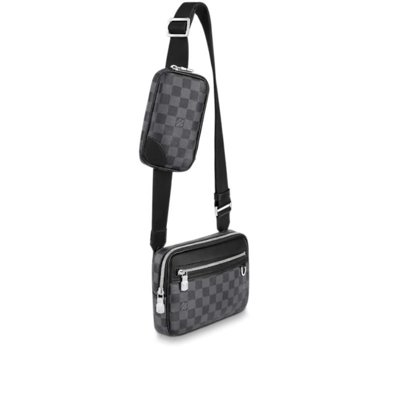  Scott Messenger in Damier Graphite 