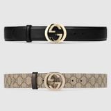  Belt With Interlocking G Buckle 