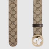  Belt With Interlocking G Buckle 