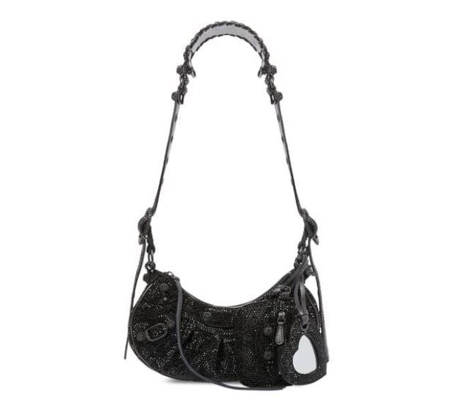  Le Cagole XS Shoulder Bag With Rhinestones 