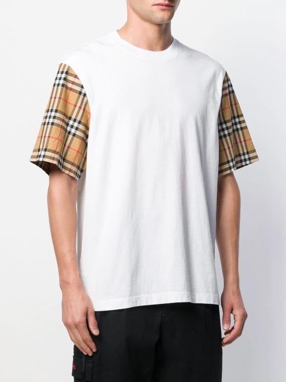  Burberry Vintage Check-sleeve T-shirt ( áo thun Burberry ) 