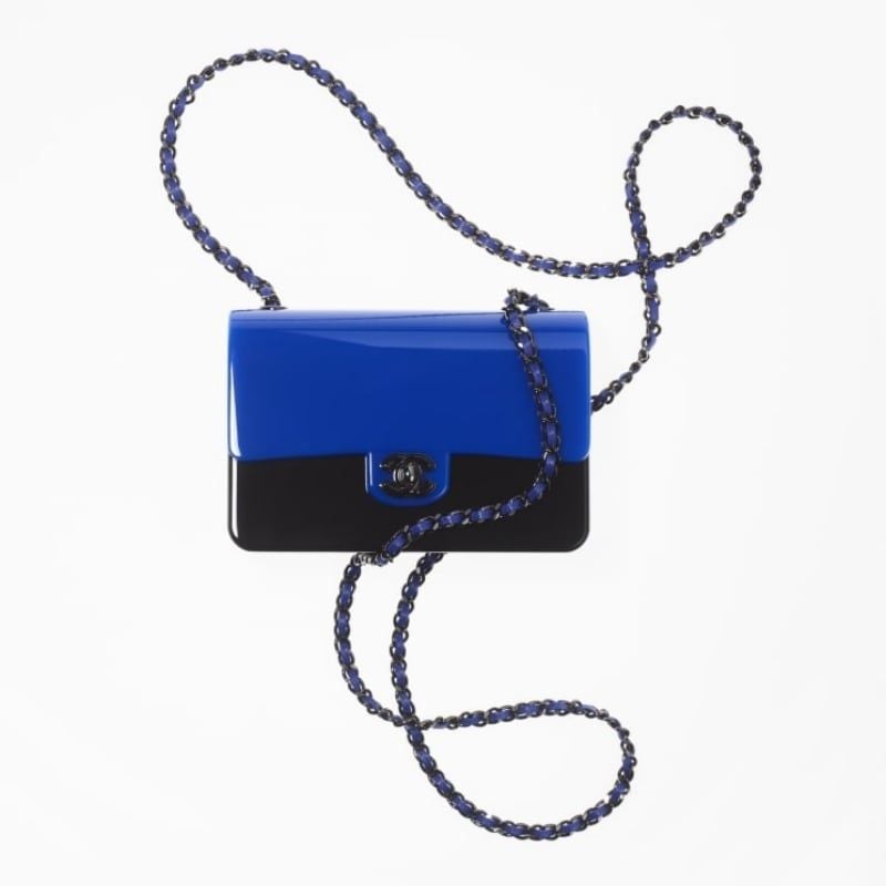  Mini Evening Bag Plexi Metal 