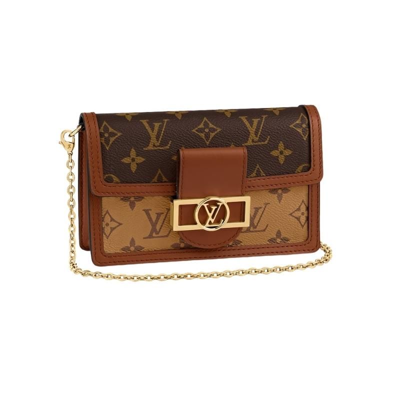  Dauphine Chain Monogram  Wallet 
