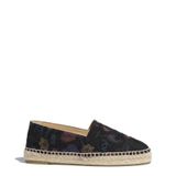  Denim & Grosgrain Espadrilles 