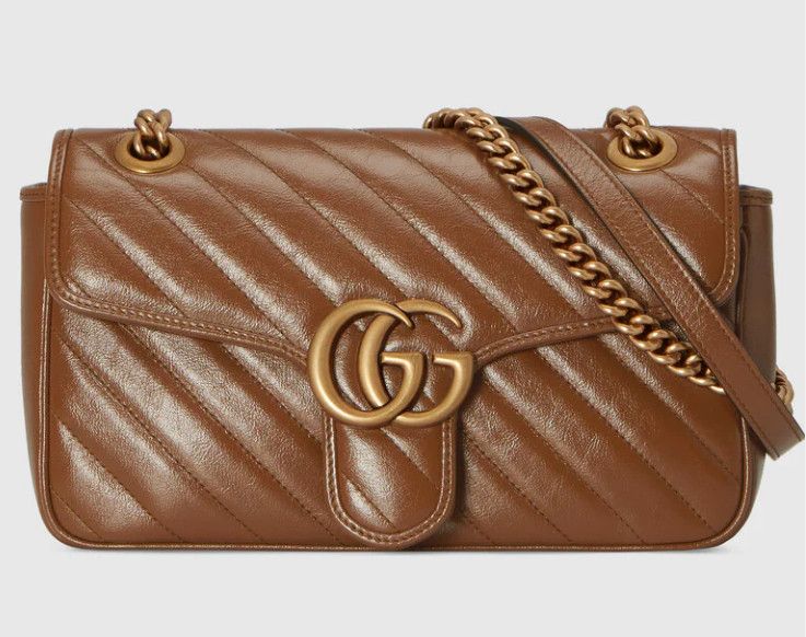  GG Marmont matelassé shoulder bag size 26 