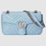  GG Marmont Small Matelassé Shoulder Bag 