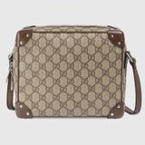  GG Shoulder Bag With Leather Details 