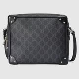  GG Shoulder Bag With Leather Details 