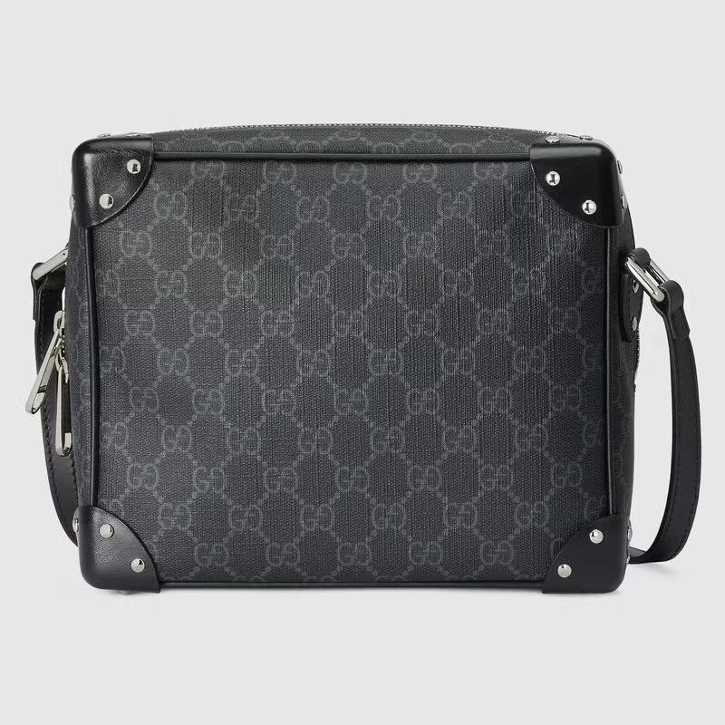  GG Shoulder Bag With Leather Details 
