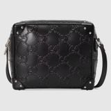  GG Shoulder Bag With Leather Details 