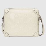  GG Shoulder Bag With Leather Details 