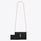 Uptown Chain Grain De Poudre Wallet 