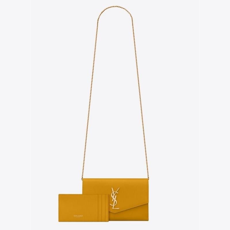  Uptown Chain Grain De Poudre Wallet 