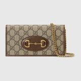  Wallet With Chain Gucci Horsebit 1955 
