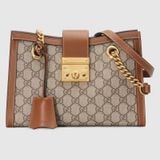  Padlock Small GG Shoulder Straight Bag 
