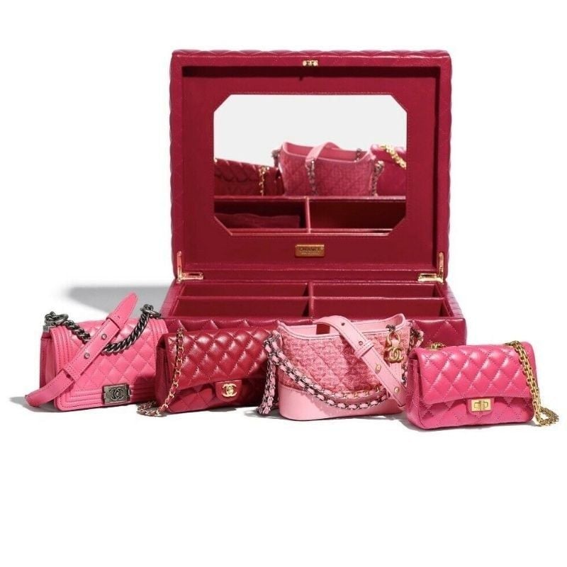  Set of 4 Minis Pink Bags 