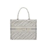  Small Blue Dior Oblique Embroidery Bag 