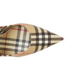  Vintage Check Point-Toe Pumps 