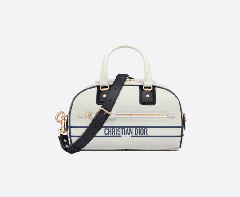  Small Dior Vibe Zip Bowling Bag 