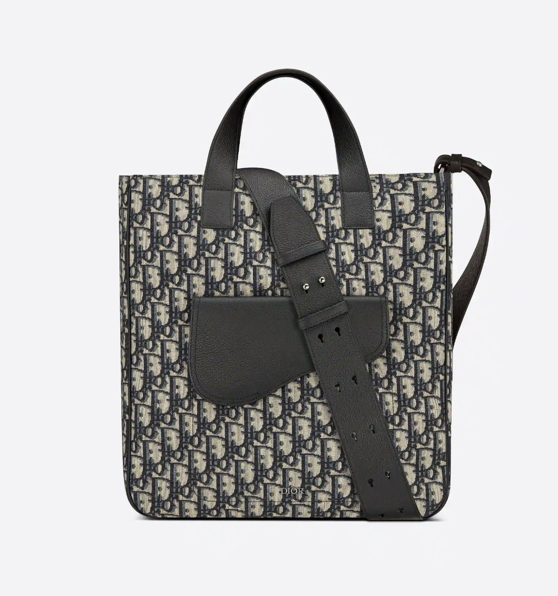  SADDLE TOTE BAG WITH SHOULDER STRAP 
