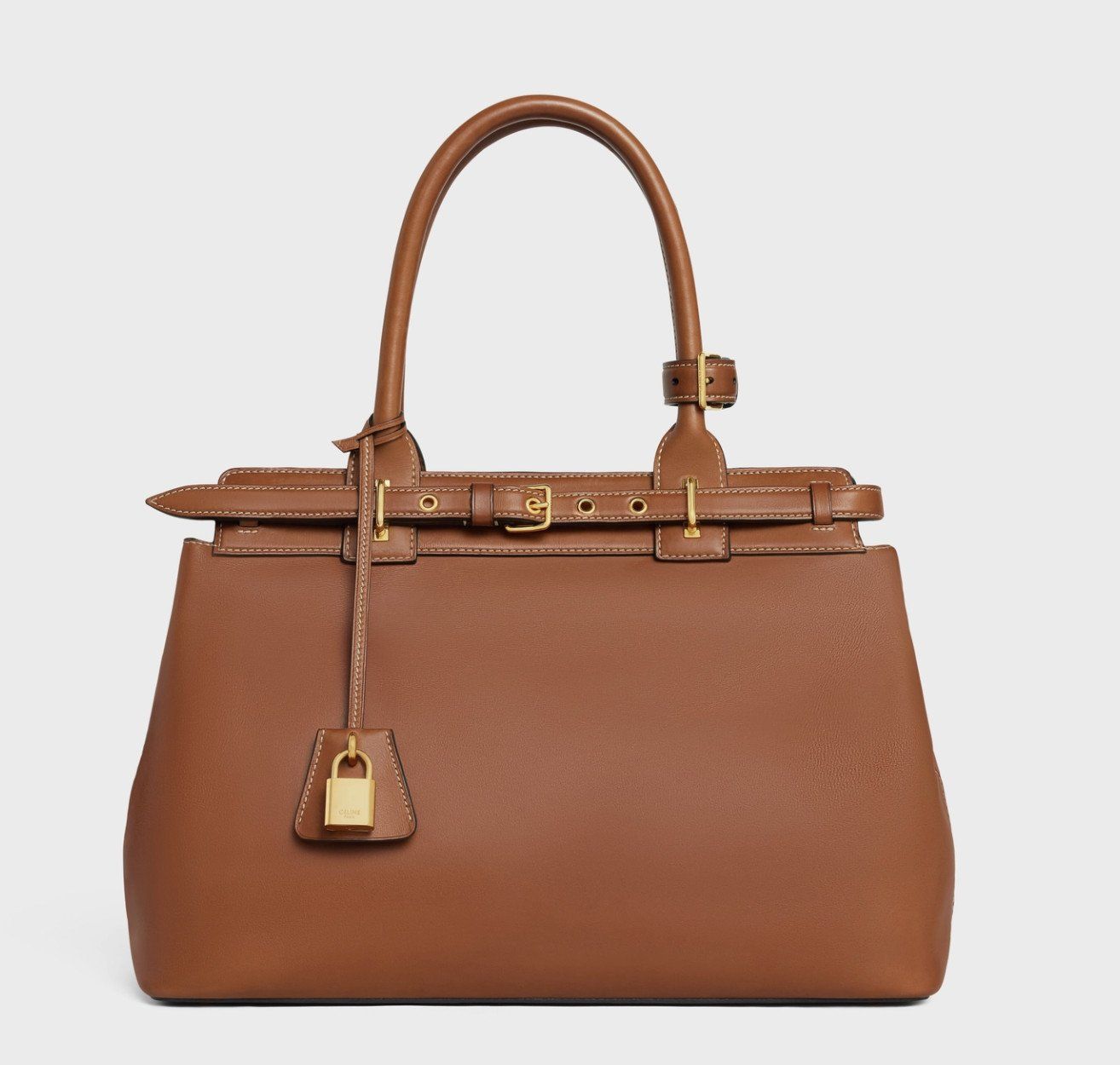  CELINE CONTI BAG IN NATURAL CALFSKIN 