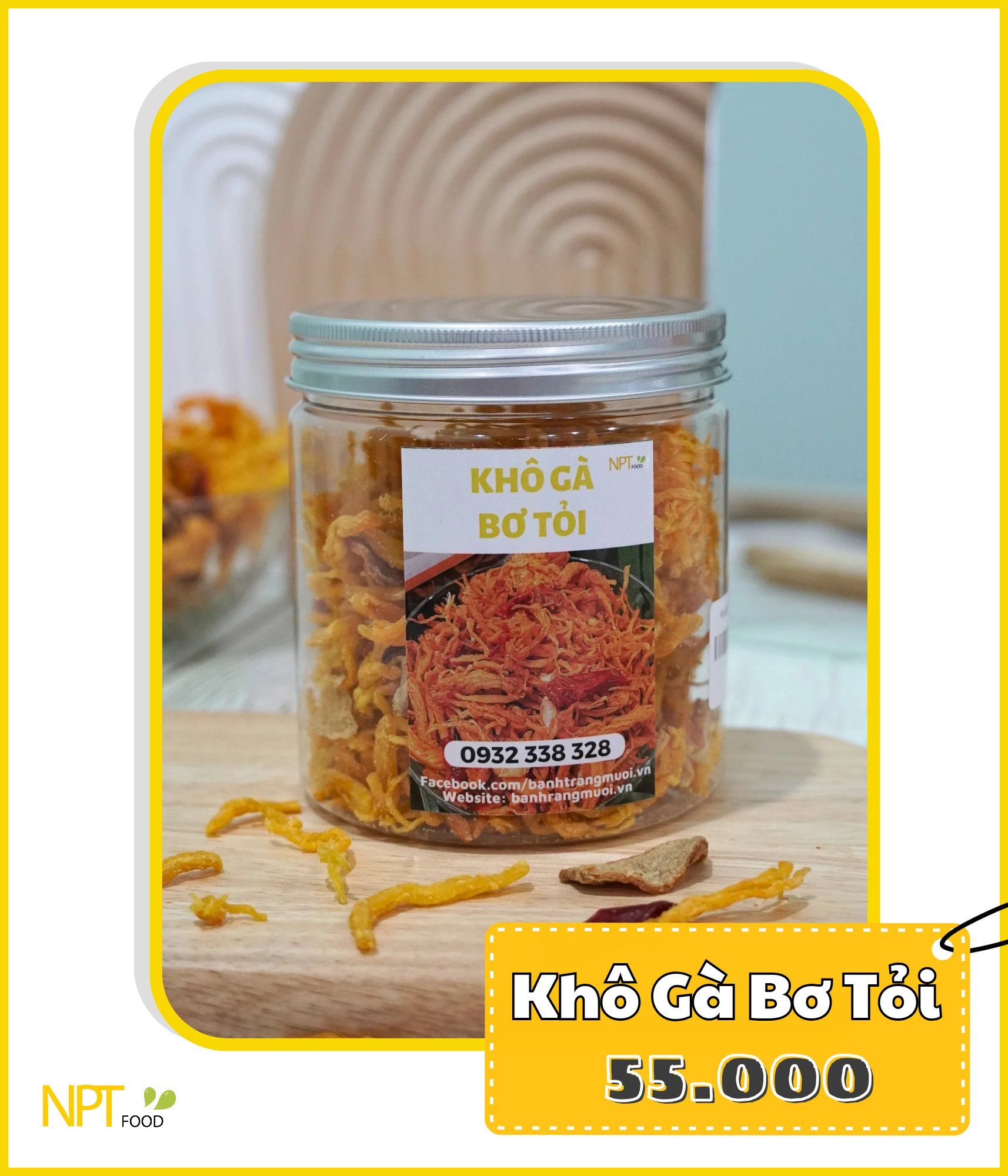  Khô Gà Bơ Tỏi 