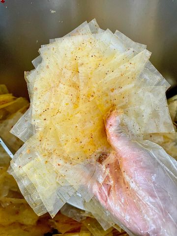  Bánh Trộn Sate Tỏi (bánh vuông) 