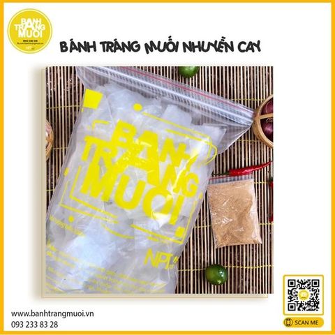  Bánh Tráng Muối Nhuyễn Cay 