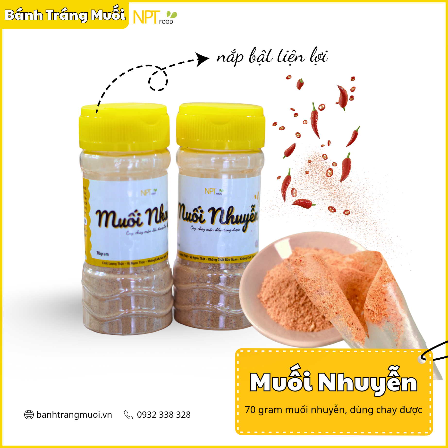  Lọ Muối Nhuyễn 70gram 