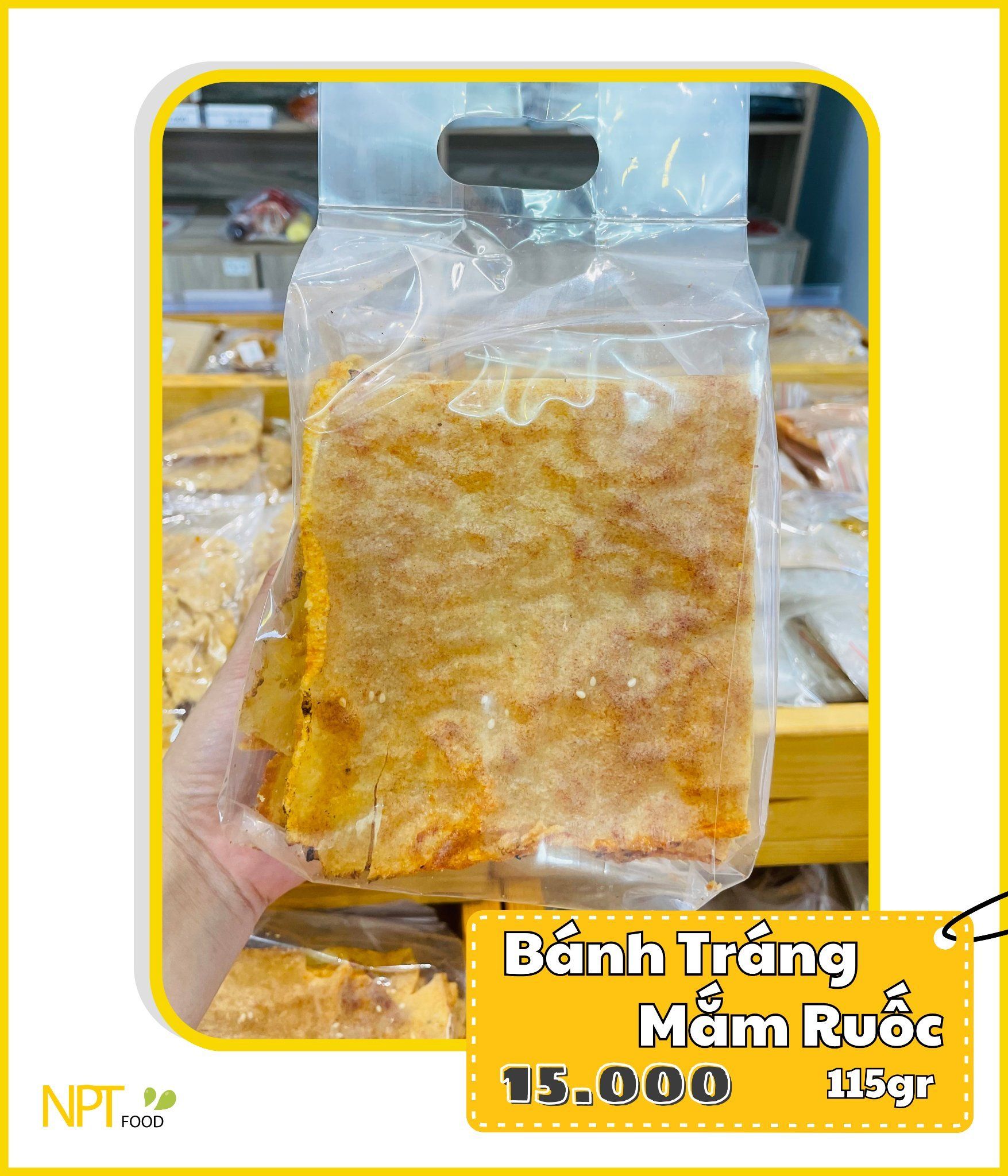  Bánh Tráng Mắm Ruốc Đà Lạt 115g(nhỏ) 