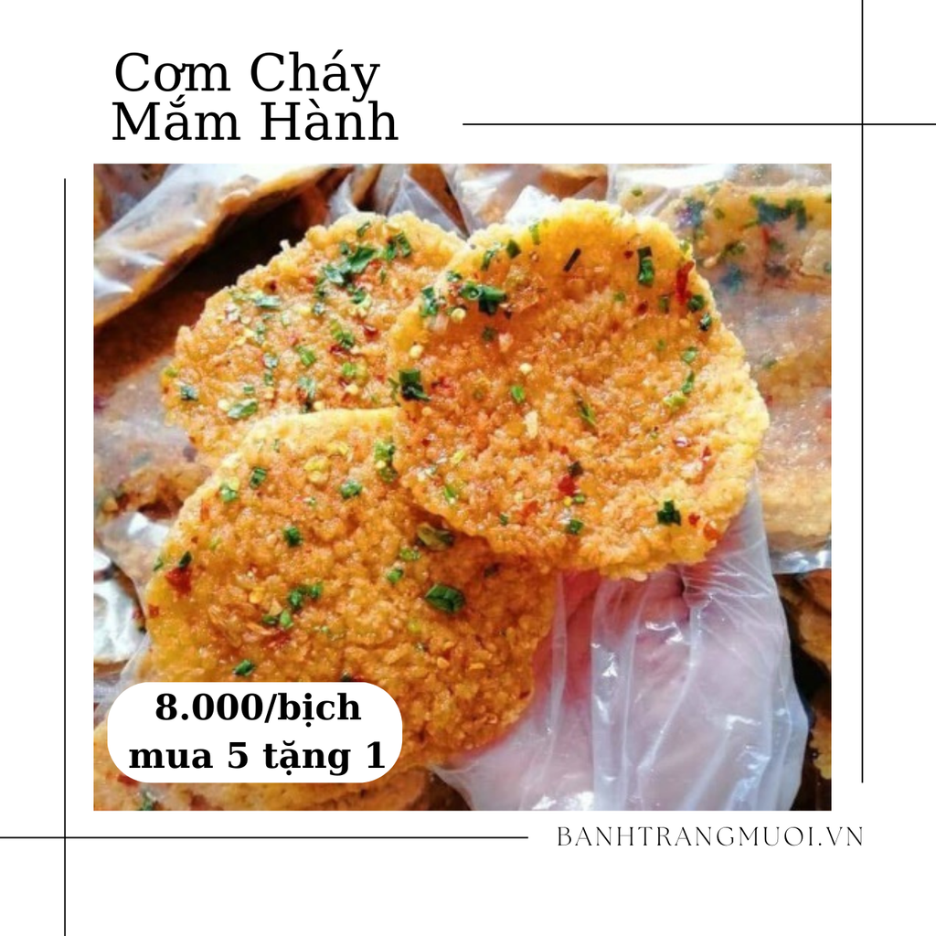  Cơm Cháy Mắm Hành 