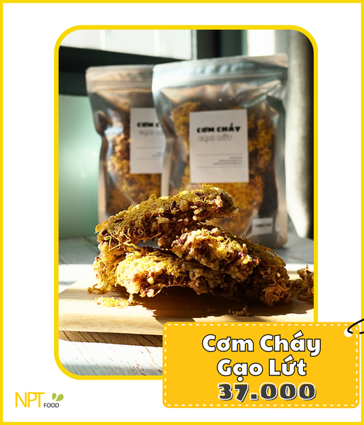  Cơm Cháy Gạo Lứt Chà Bông 