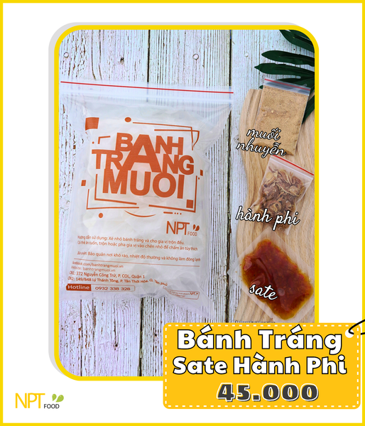  Bánh Tráng Sate Hành Phi 