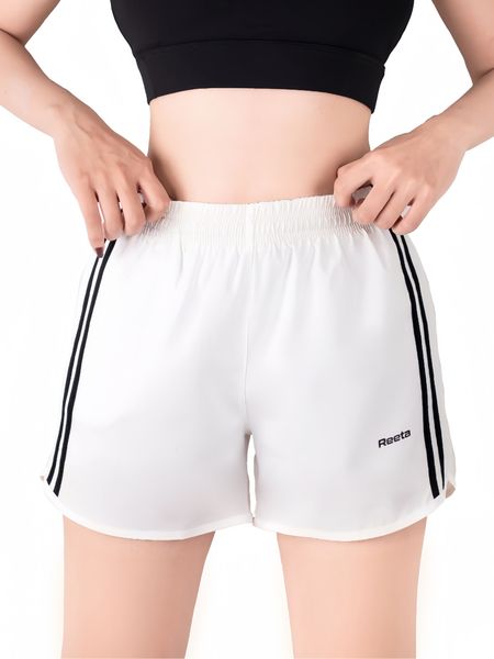 Quần short thể thao nữ phối sọc Reeta A2311