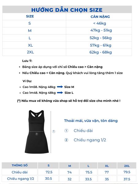 Váy dây thể thao Reeta A3048