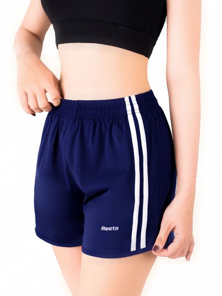 Quần short thể thao nữ phối sọc Reeta A2311