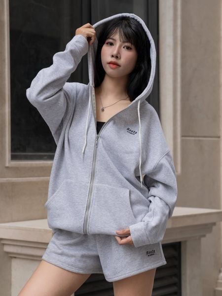Áo khoác nỉ lông cáo Reeta A3043
